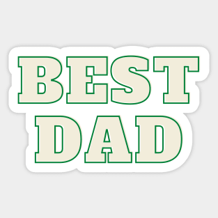 Best Dad Sticker